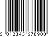 EAN-13 barcode used for point of sale